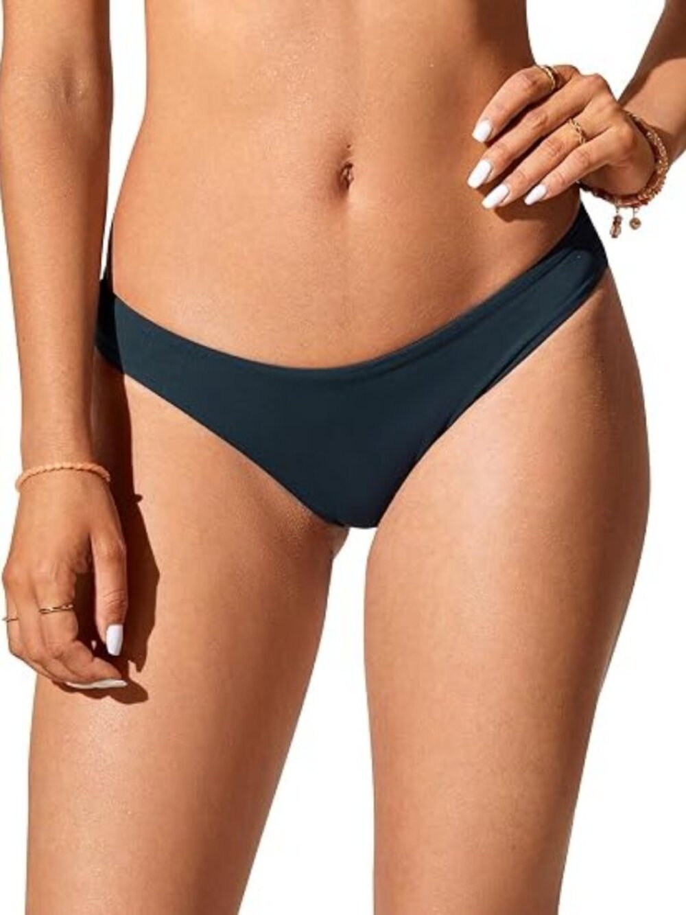 CRZ Navy Low Waisted Swim Bottoms Sz. 4/6